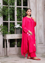 Shocking pink Kurta Set for Women