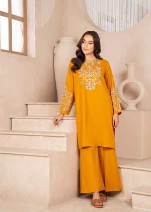 Mustard Kurta Set for Women