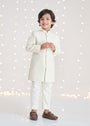 Off-white Sherwani for Boy