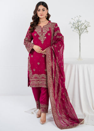Magenta Kurta Set for Women