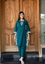 Teal Kurta Set for Women