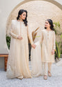 Cream Kurta Set for Girl
