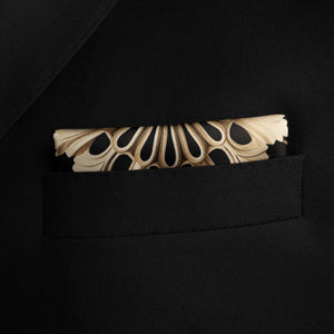 Black Pocket Square for Men