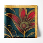 Teal Pocket Square for Men