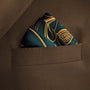 Teal Pocket Square for Men