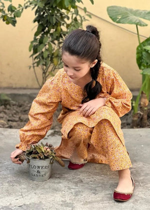 Butter Kurta Set for Girl