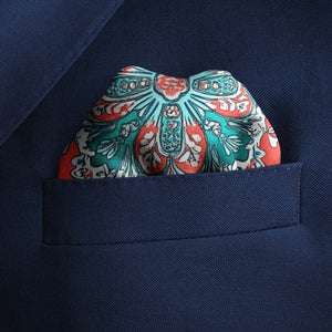 Teal Pocket Square for Men
