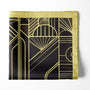 Black Pocket Square for Men