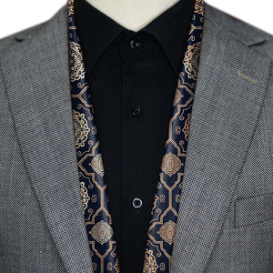 Navy blue Scarf for Men