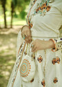 Off-white Lehenga for Women