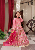 Bubblegum pink Lehenga for Girl