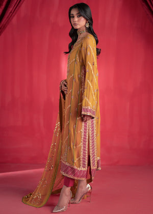 Mustard Kurta Set for Women