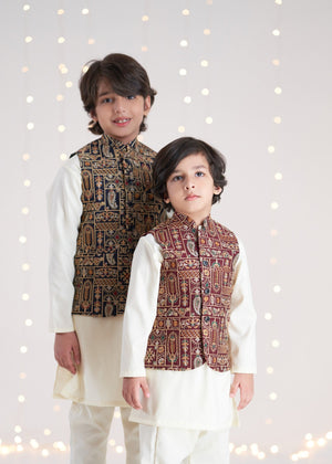 Navy blue Waistcoat for Boy