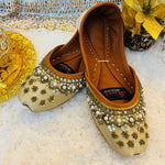 Beige Khussa for Women