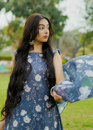 Navy blue Kurta Set for Women