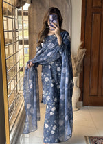 Navy blue Kurta Set for Women
