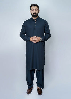 Navy blue Shalwar Kameez for Men