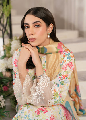 Cream Kurta Set for Women
