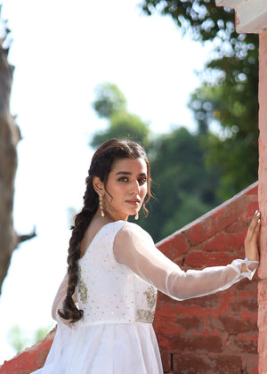White Pishwas for Women