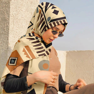 Beige Scarf for Women