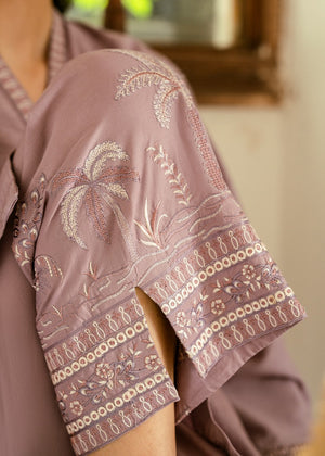 Mauve pink Kurta Set for Women