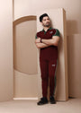 Burgundy Tracksuit for Men