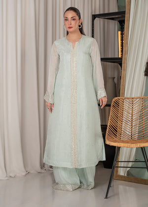 Ice blue Kurta Set for Women