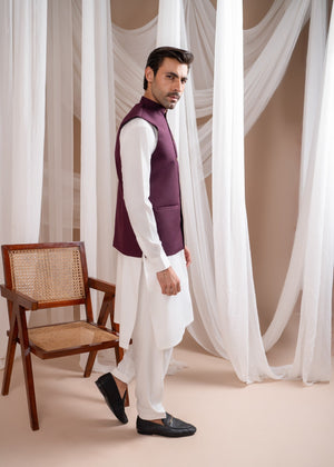 Purple Waistcoat for Men