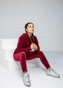 Cherry red Tracksuit for Women