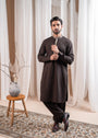 Dark brown Shalwar Kameez for Men