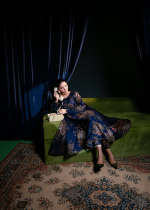Royal blue Pishwas for Women