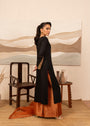 Black Kurta Set for Women