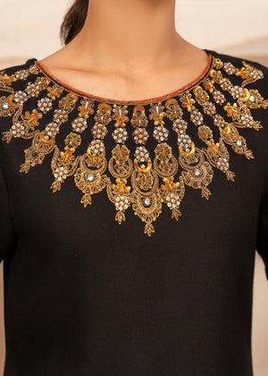 Black Kurta Set for Women