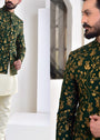 Green Prince Coat for Men
