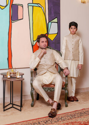 Gold Waistcoat for Boy