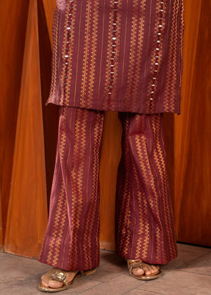Brown Kurta Set for Women