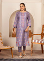 Lilac Kurta Set for Women