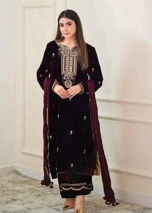 Maroon Kurta Set for Women