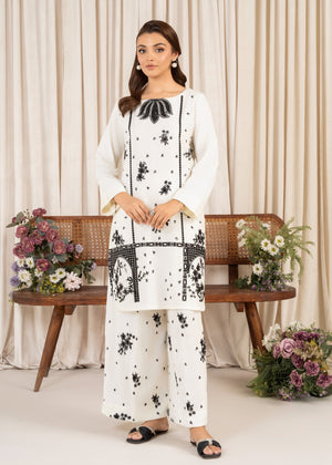 White Kurta Set for Women