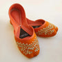 Orange Khussa for Women