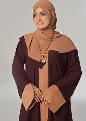 Maroon Abaya for Women