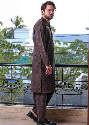Maroon Shalwar Kameez for Men