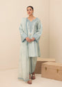 Aqua Kurta Set for Women