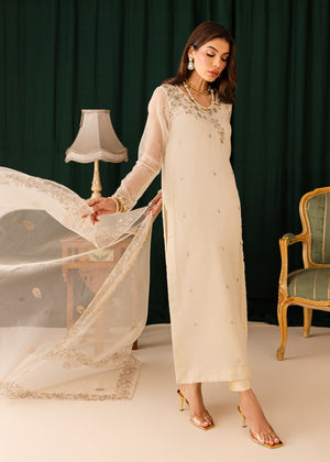 Ivory Kurta Set for Women