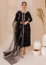 Black Kurta Set for Women