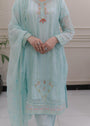 Sky blue Kurta Set for Women
