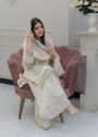 Off-white Kurta Set for Women