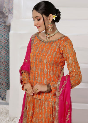 Orange Lehenga for Women