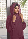 Maroon Abaya for Women