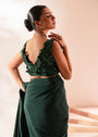 Bottle green Unstitched for Women